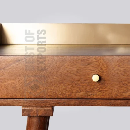 Parker Brass Study Table