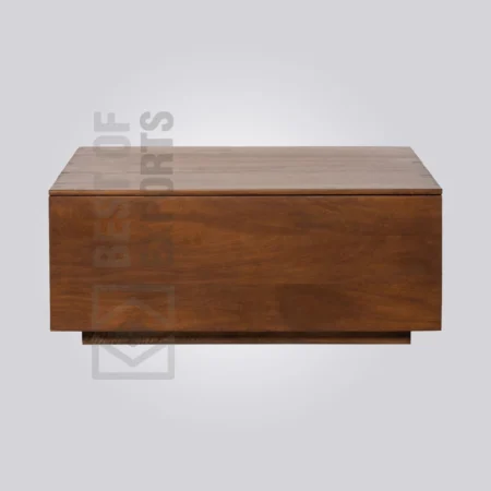 Warm Wood Block Coffee Table