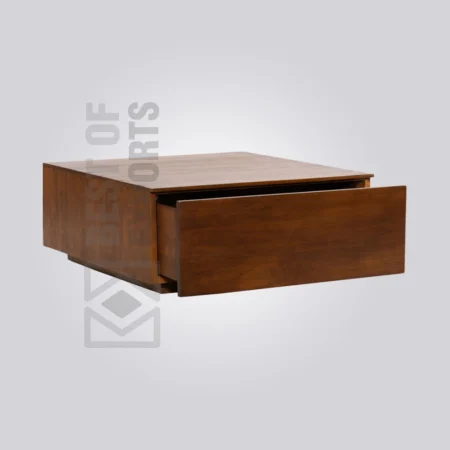 Warm Wood Block Coffee Table