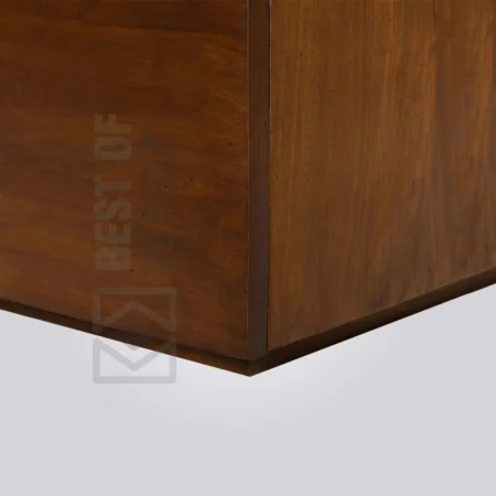 Warm Wood Block Coffee Table