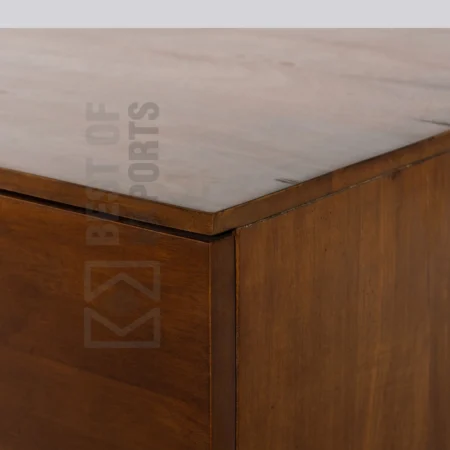 Warm Wood Block Coffee Table