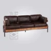 Midnight Wood Sofa