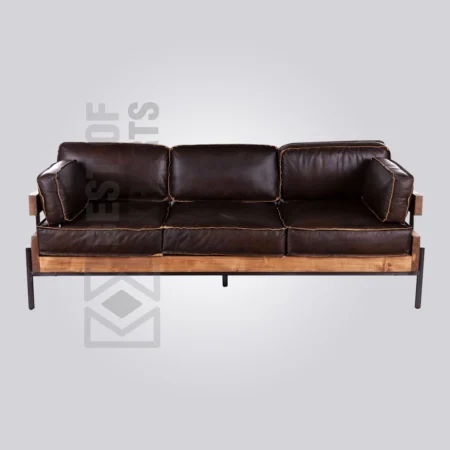 Midnight Wood Sofa
