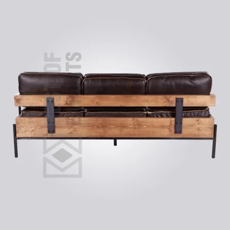 Midnight Wood Sofa