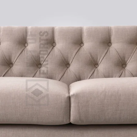 Windsor Tufted Fabric Sofa