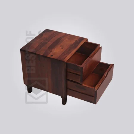 Bock Wooden Bedside Table