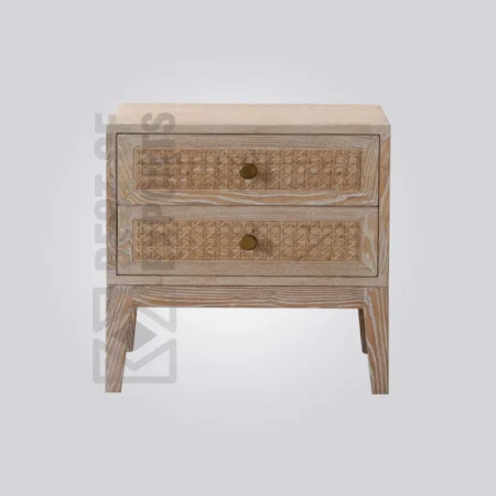Cannage Bedside Table