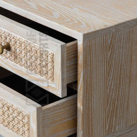 Cannage Bedside Table