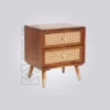 Cedar Cane Bedside Table