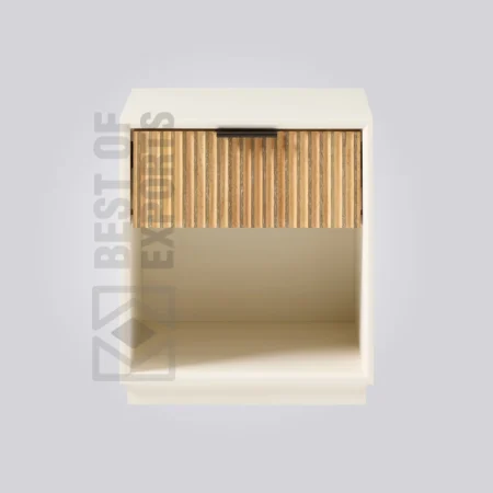 Fluted Bedside Table