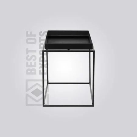 Linear Metal Bedside Table