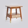 Linon Cane Bedside Table