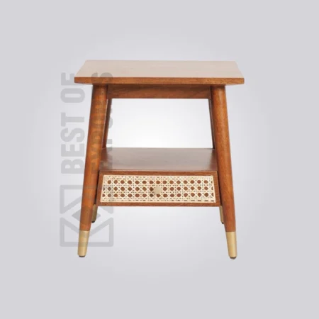 Linon Cane Bedside Table