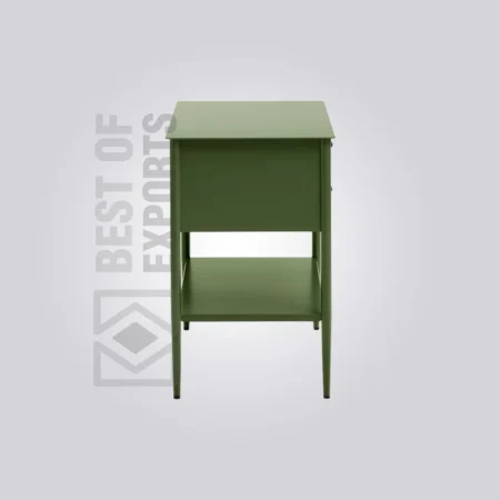 Metalwork Large Bedside Table