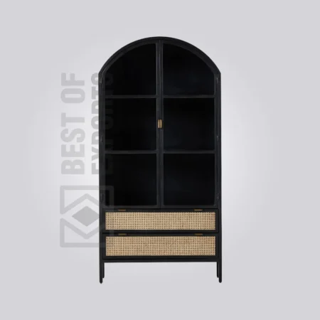Neve Vintage Black Wardrobe