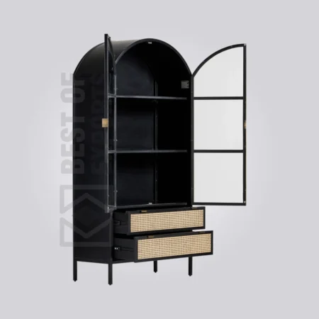 Neve Vintage Black Wardrobe
