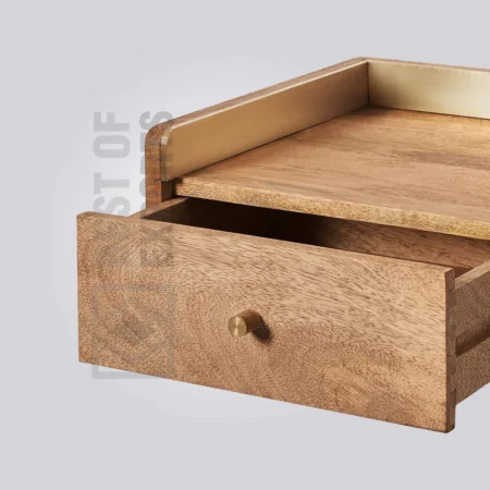 Parker Brass Bedside Table