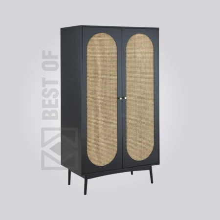 Raw Lux Rattan Wardrobe