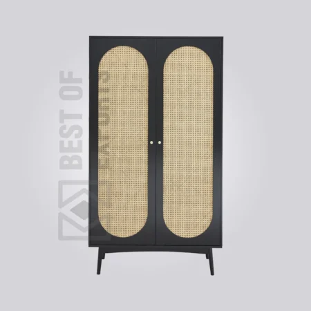 Raw Lux Rattan Wardrobe