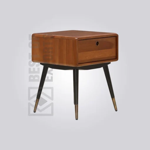 Retro Revival Bedside Table