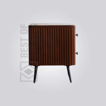 Ribbed Bedside Table