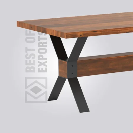 Aries Rectangle Wooden Table (6 Seater)