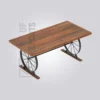 Cardiff Rectangle Wooden Table (6 Seater)