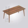 Castor Rectangle Wooden Table (6 Seater)