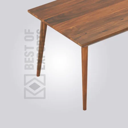 Castor Rectangle Wooden Table (6 Seater)