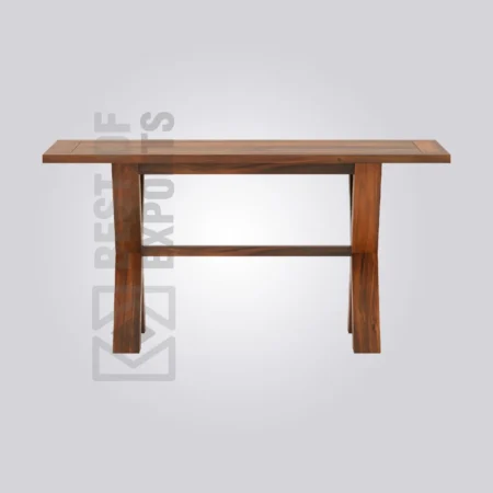 Eva Rectangle Wooden Table (4 Seater)