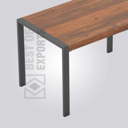 Hyer Rectangle Wooden Table (4 Seater)