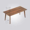 Istres Rectangle Wooden Table (6 Seater)