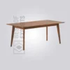 Istres Rectangle Wooden Table – Natural Finish, Acacia Wood for Restaurant Tables