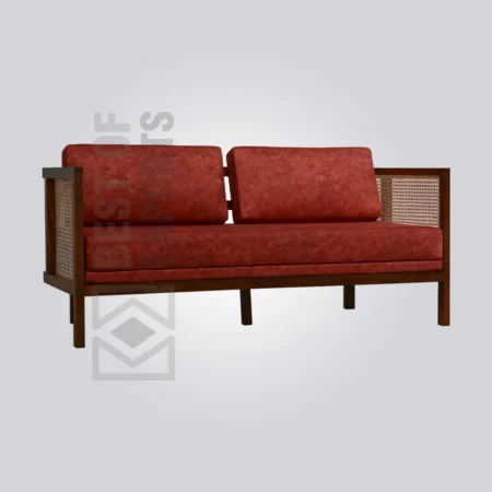 The Retro Rattan Sofa