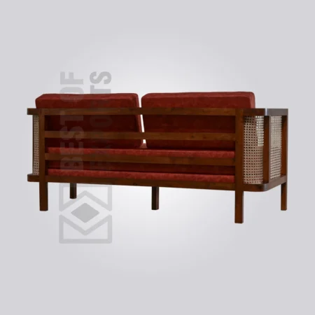 The Retro Rattan Sofa