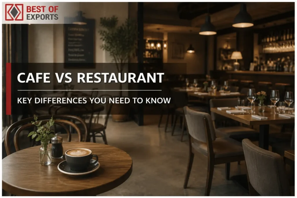 Cafe vs Restaurant