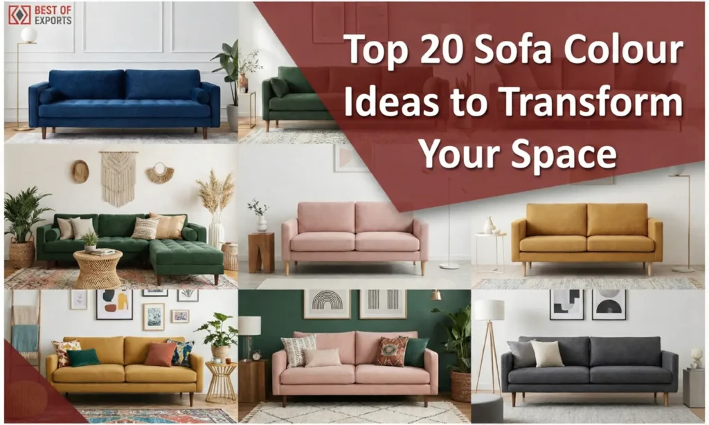 Top 20 Sofa Colour Ideas to Transform Your Space