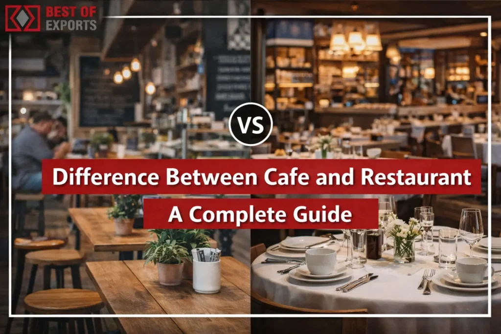 Difference Between Cafe and Restaurant