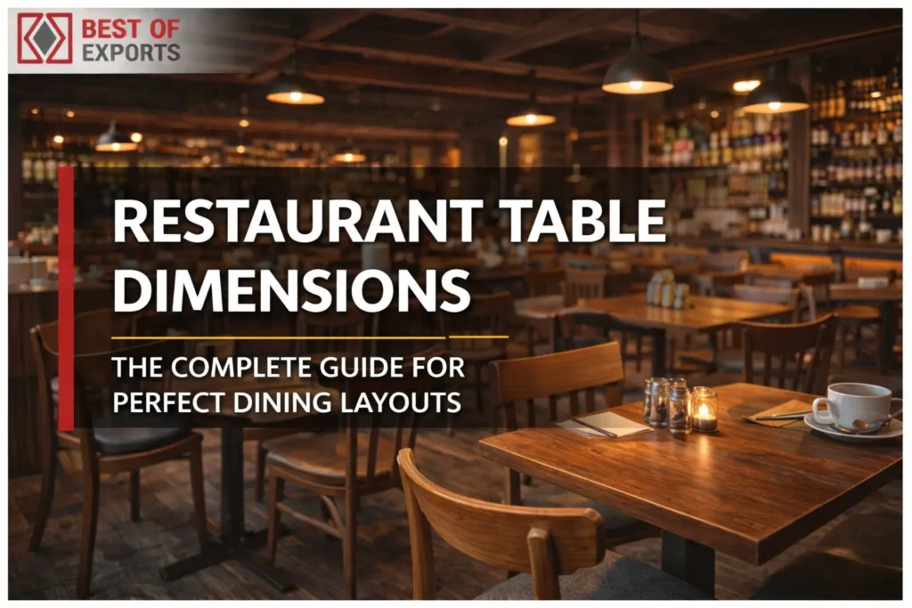 Restaurant Table Dimensions