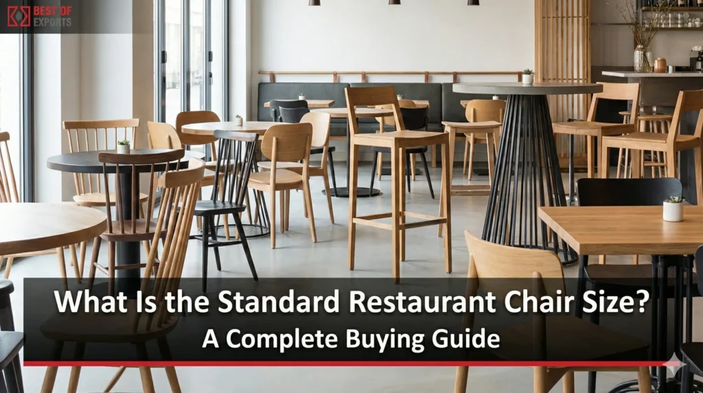 What Is the Standard Restaurant Chair Size