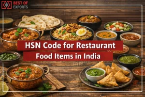 HSN Code for Restaurant Food Items in India