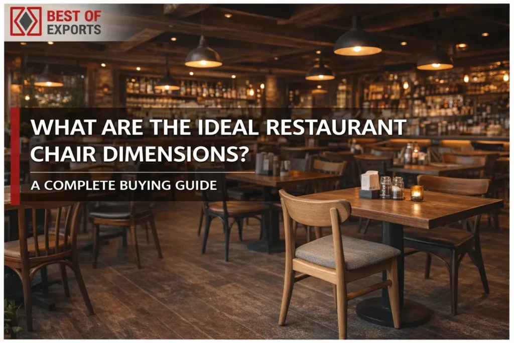 What Are the Ideal Restaurant Chair Dimensions