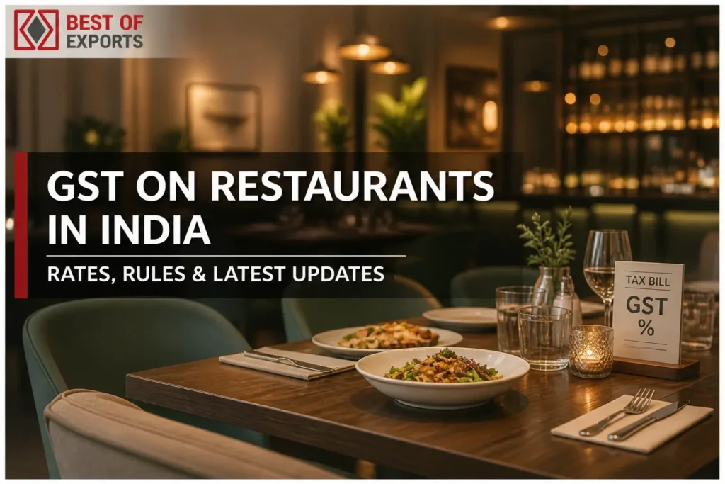GST on Restaurants in India
