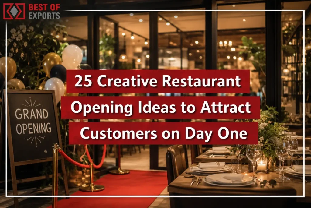 Restaurant Opening Ideas