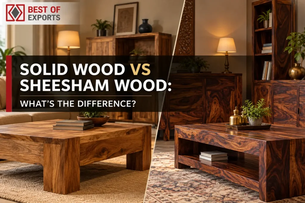 Solid Wood vs Sheesham Wood